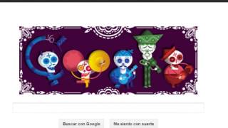 Day Of The Dead Spanish Día De Los Muertos Mexiko Google Doodle 2012