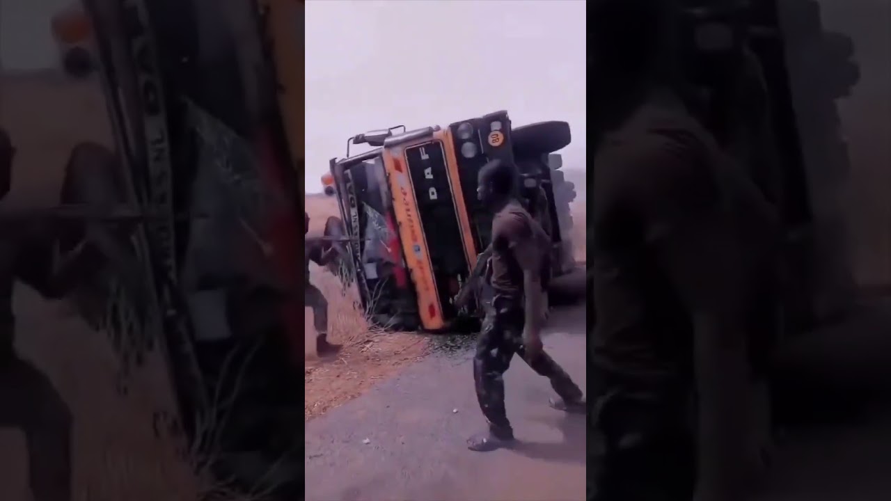 Military officers intercept alleged stolen trailer truck at checkpoint