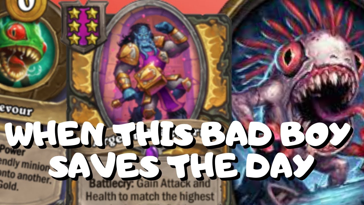 When a Huge Argent Braggart saves the day | Hearthstone Battelgrounds