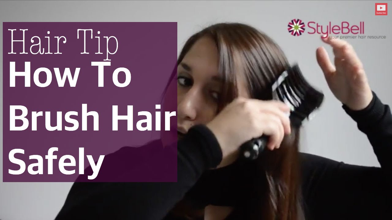 How to Safely Brush Your Hair YouTube