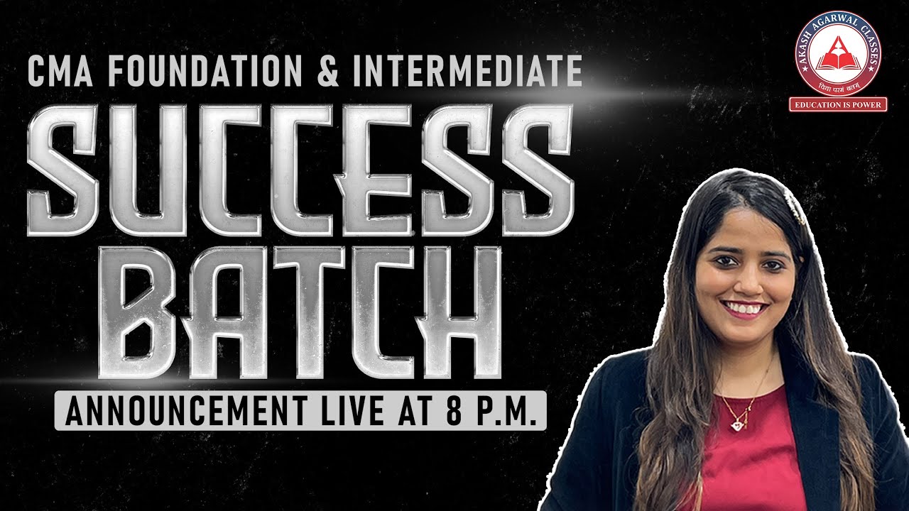 The Moment We've Been Waiting For- Success Batch Announcement | CMA ...