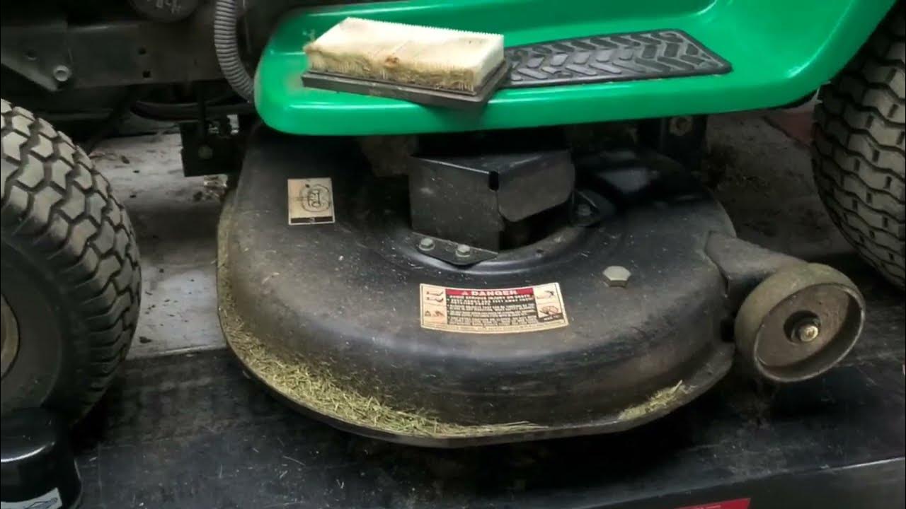 Riding Mower Deck Leveling The Easy Way YouTube