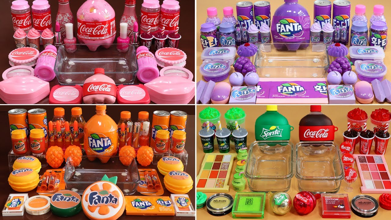 My BEST "Popular drinks" Slime Compilation!! ★ASMR★Most Satisfying