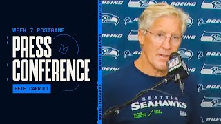 Pete Carroll Postgame Press Conference – Week 7