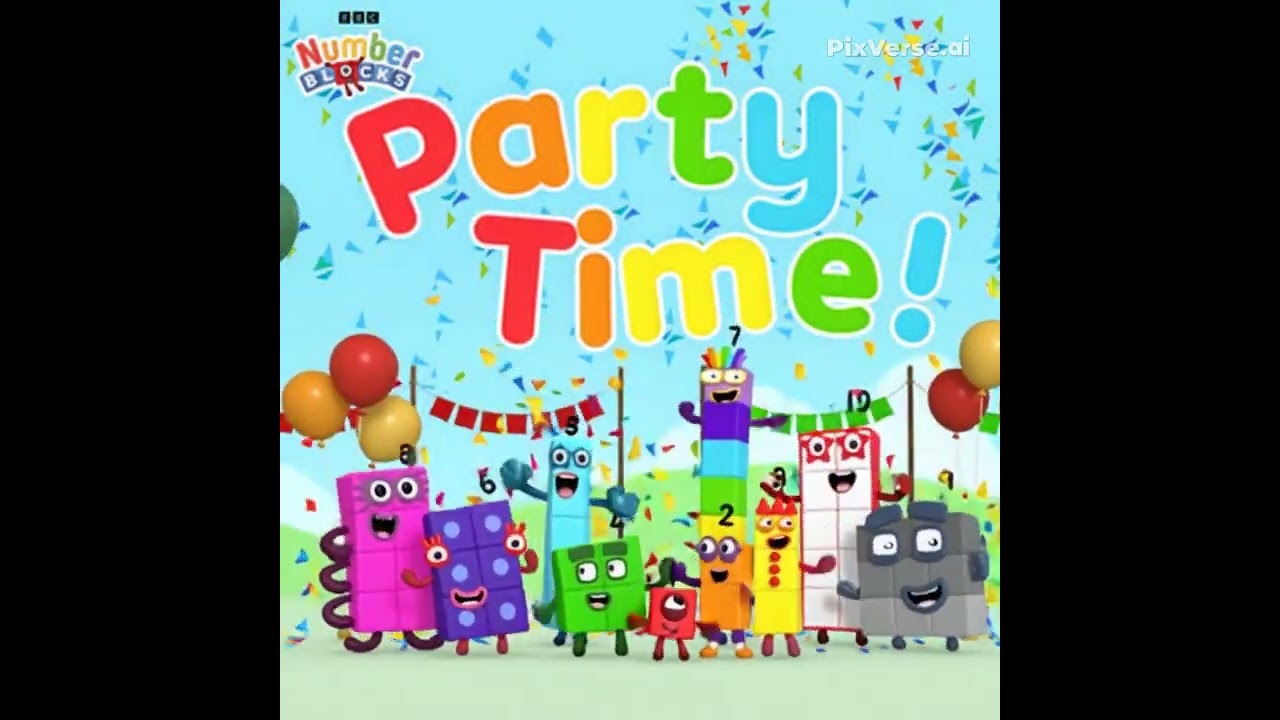 AI party time numberblocks  