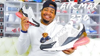 Distraer Mathis músculo Nike Air Max 270 Light Bone/Hot Punch Review!!!! - YouTube