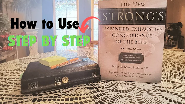 This is how your preachers and teachers do it! How to read a strongs concordance for beginners