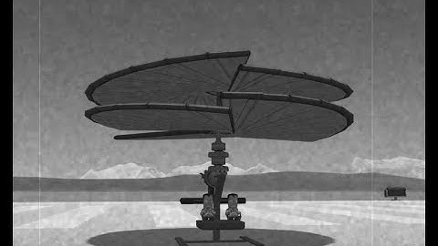 Counter Propeller da Vinci Helicopter | Kerbal Space Program