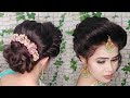 New bridal hairstyle for beginners  ||hairstyel step by step in hindi