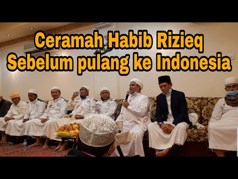 Ceramah Terbaru Habib Rizieq Syihab Sebelum Pulang Ke Indonesia Youtube