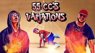 How To Footwork 55 Ccs Variations Footwork Tutorial Tutoriel Breakdance Theamarist