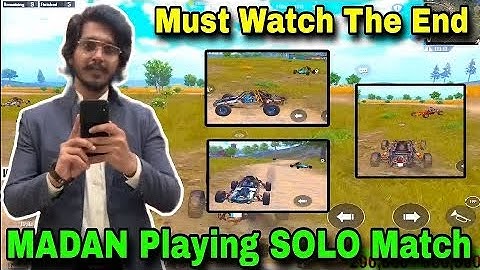 MADAN Playing SOLO Match -- PUBG MADAN -- madan op -- Bot Squad -- MADAN @iammadan #madan #bgmi