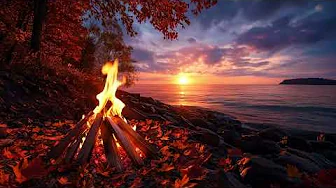 Fall Campfire Ambience (12 Hours)Β π₯ Crackling Fire Sounds. For Sleep, Study, Relaxation