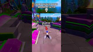 SECRET INFINITE FLYING MOVEMENT GLITCH in Fortnite Chapter 7 Season 1 💀 #fortnite #shorts #gaming
