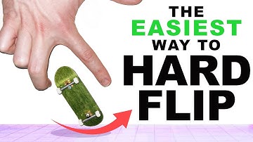 The EASIEST Way to Hardflip on a Fingerboard
