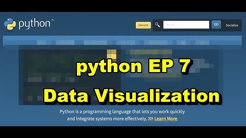Python EP7 Data visualization