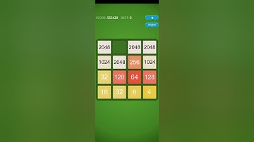 2048 Reverse: 2 Tile Achieve #shorts #games #2048