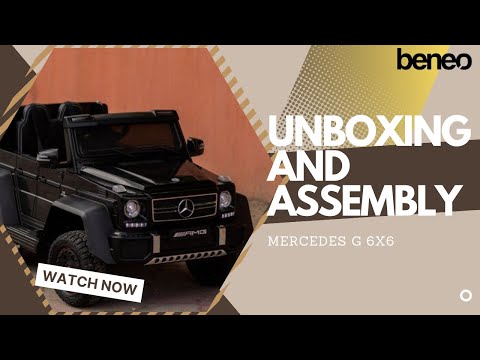 Unboxing and assembly of Mercedes G63 6X6 electric ride-on car (MOST AWAITED VIDEO)