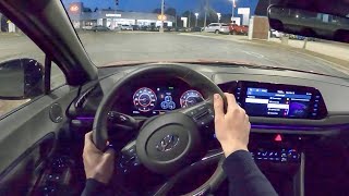 2021 Hyundai Sonata N-Line - Pov Night Drive Binaural Audio