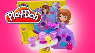 DibusYmas Play Doh Sofia The First Clover The Rabbit Set Disney Princess Play Dough Review