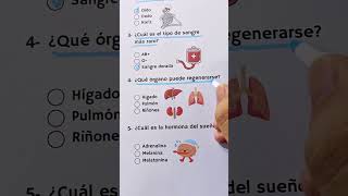 Quiz cuerpo humano #quiz #cuerpohumano #preguntasyrespuestas #conocimiento #trivia