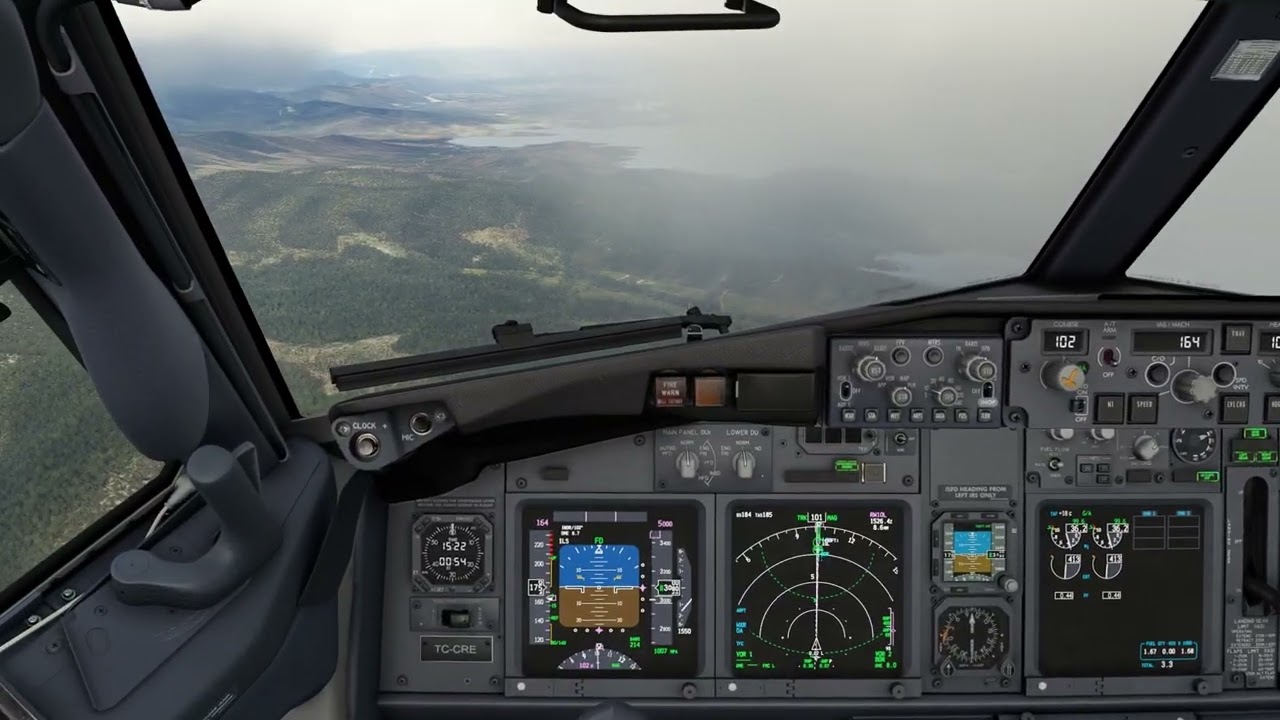 FS | B738 Raw data ILS approach LTFE RW10L