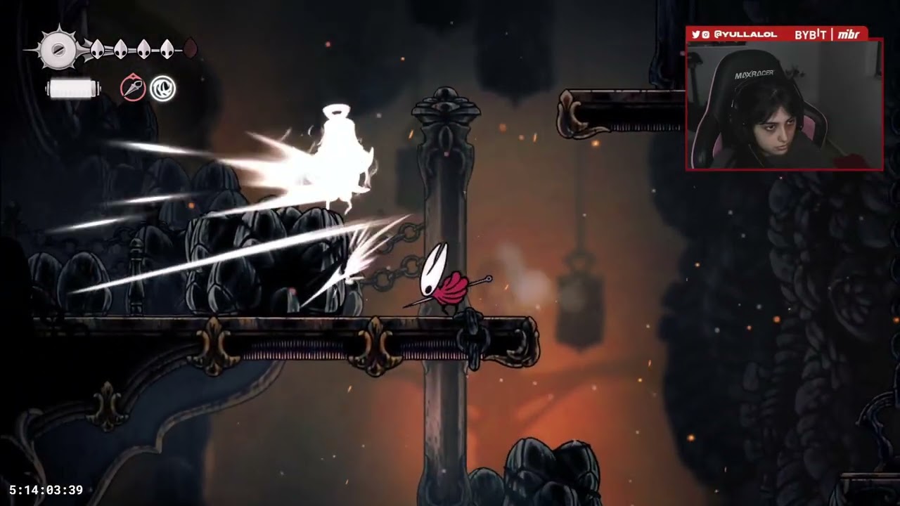 Yulla jogando Hollow Knight: Silk Song (1080p Sem cortes) Parte #10