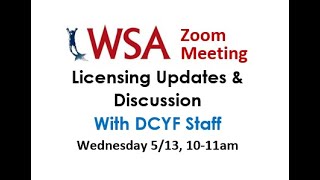 Licensing Updates & Q&A