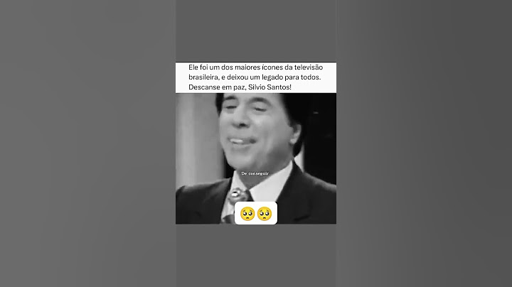Morreu hoje aos 93 anos, o apresentador Silvio Santos #sbt #silviosantos