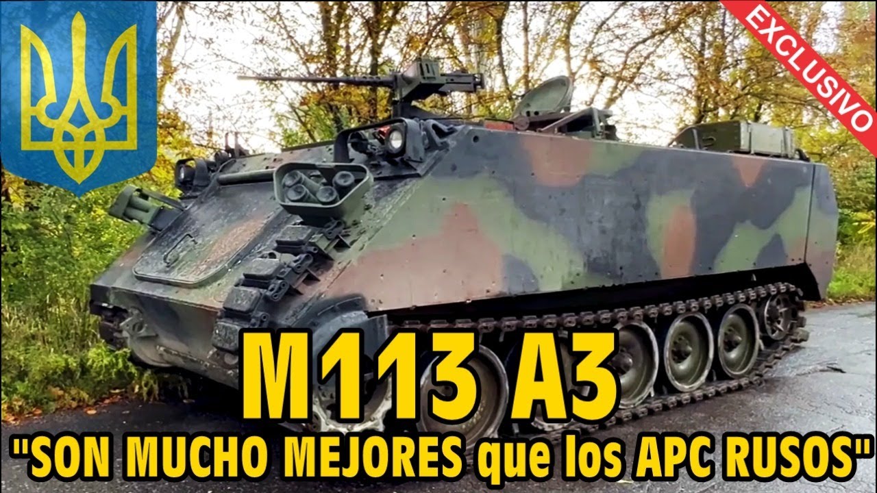 M113 A3 en UCRANIA. "Son MUCHO MEJORES que los APC RUSOS"