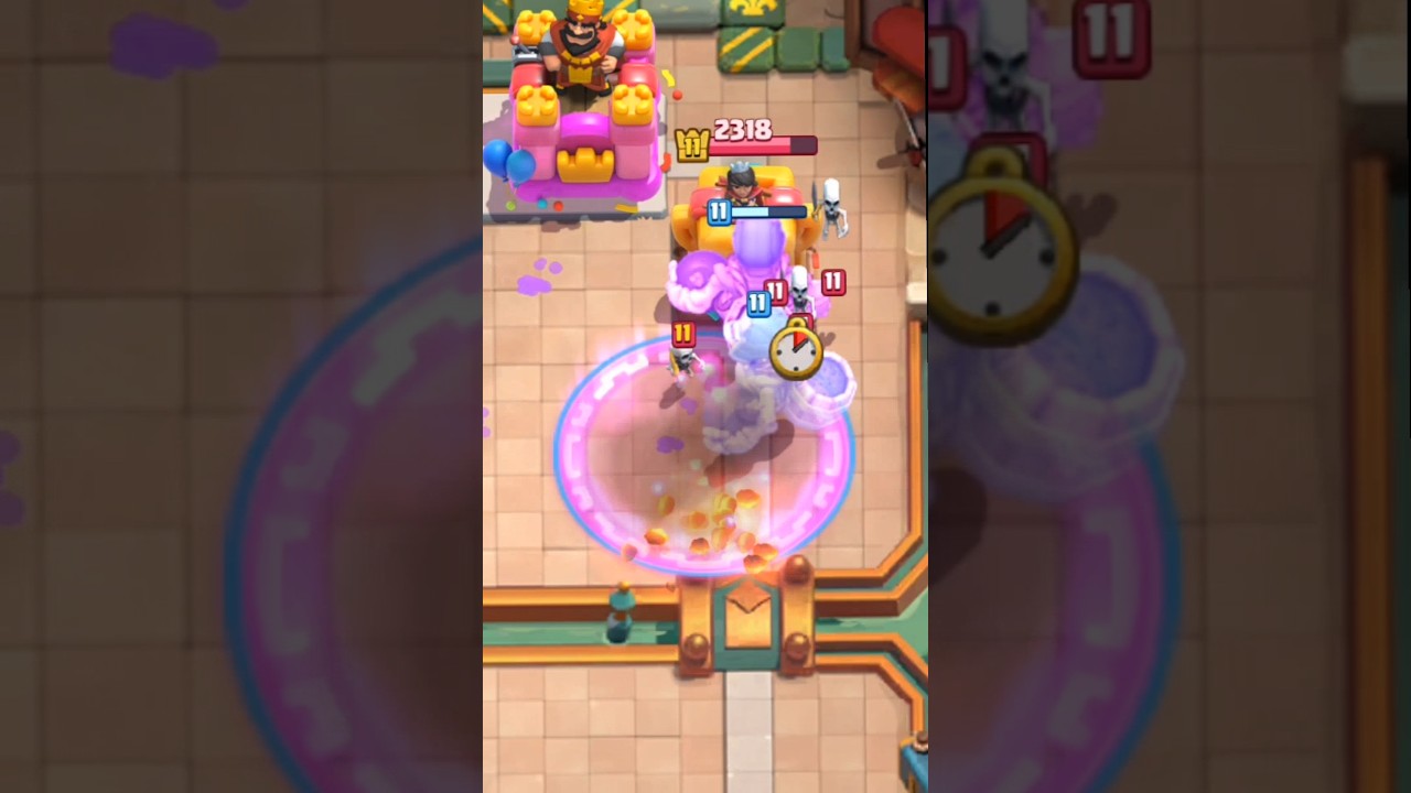 Just Giant Skeleton, Clone & Ice Wizard… Tower Gone! 😈💥