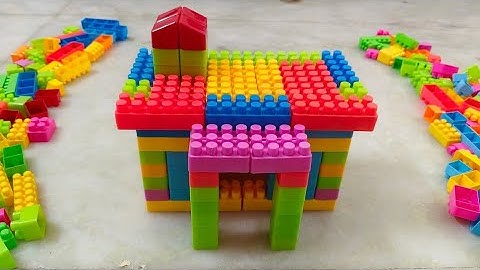 Satisfying DIY House ASMR/ Building Blocks/block game/lego building fun#asmr#buildingblocks