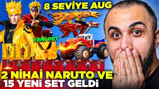 2 NİHAİ NARUTO SETİ VE 8 SEVİYE AUG GELDİ!! 😱 15 YENİ DESTANSI SET! (75.000 UC) - PUBG Mobile