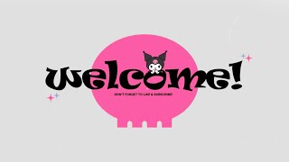 Cute Aesthetic Intro & Outro Templates With Kuromi Free For Use