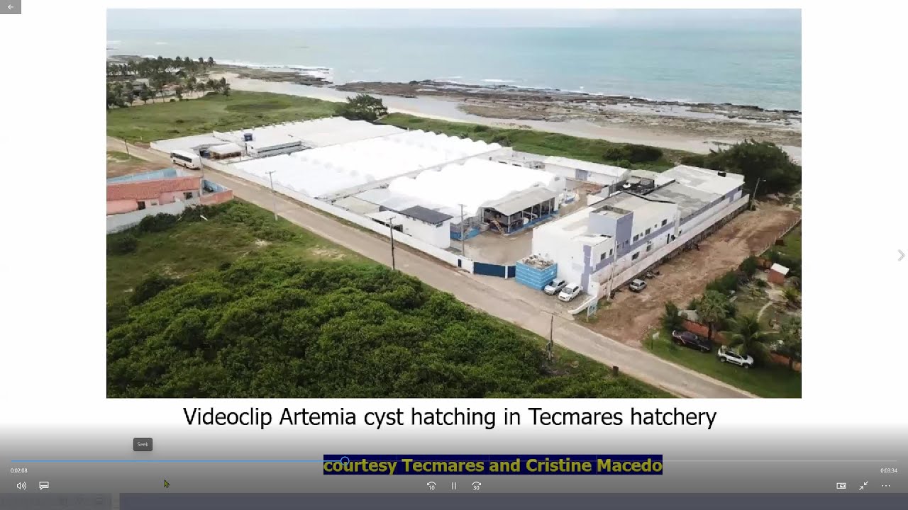 Video clips: Artemia cyst hatching in the Aquatec and Tecmares ...
