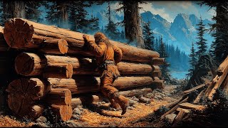 Building a Survival Cabin in 60 Days Like the Mountain Men