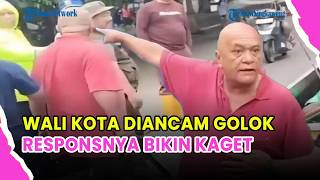 🔵 VIRAL! DETIK-DETIK PEDAGANG ACUNGKAN GOLOK KE WALI KOTA BEKASI