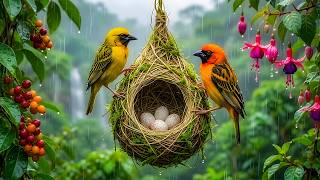 Gentle Rain & Peaceful Birdsong 🌧️🐦Soothing Nature Sounds for Sleep & Healing