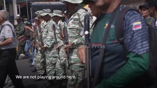 Venezuelan Citizen Militia Takes To The Streets As Tensions With The Us Continue