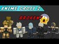 NOVA ATUALIZAÇÃO NO ANIME CROSS 2! DIO,RIMURU,TOSHIRO,KIRITO E KANEKI! (SHOWCASE PT-BR)