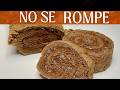 Como hacer pionono arrollado de chocolate (NO se rompe al enrollar) #pionono #arrolladodechocolate