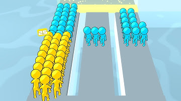 Runner Pusher - All Levels Gameplay Android, iOS