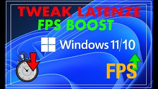 Windows 10 / 11, Tweak Latenze e FPS Boost screenshot 5