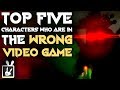 Top Five Characters Who Are in the Wrong Video Game - rabbidluigi