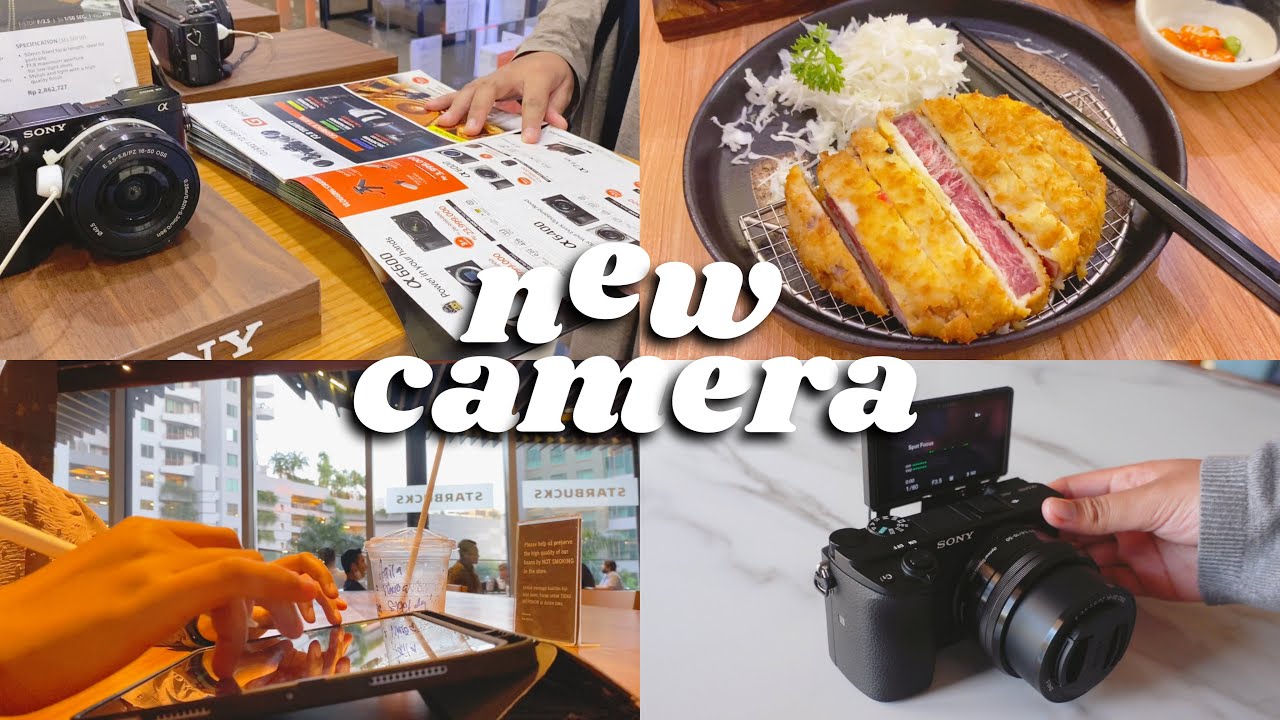 vlog : beli kamera baru & unboxing sony a6400 📷