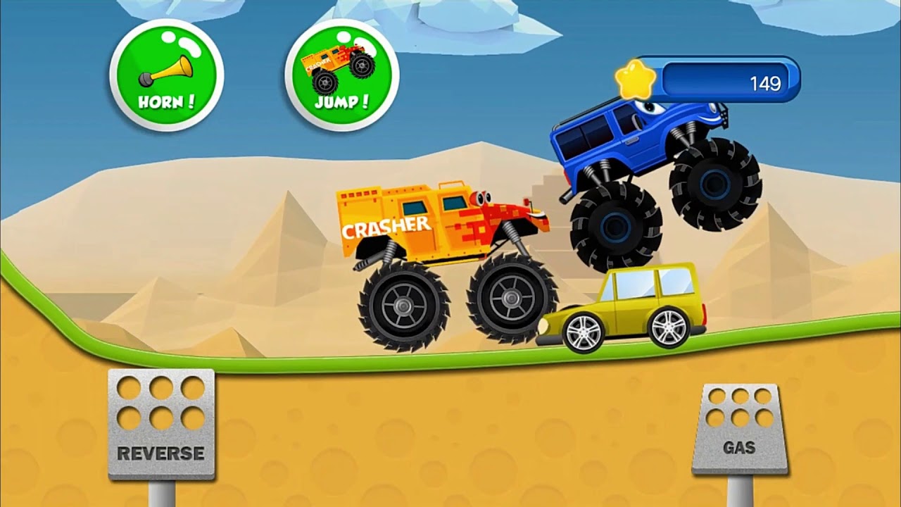 Game Anak Kecil  Lucu Truk  Monster Balapan Monster Truck 