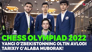 Chess Olympiad 2022 -  Yangi O'zbekistonning oltin avlodi tarixiy g'alaba muborak!