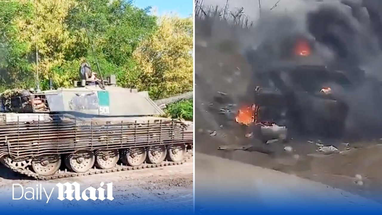 Russian forces destroy British Challenger 2 tank in Ukraine near Robotyne