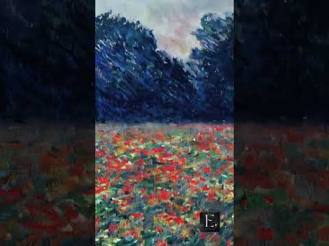 Monet was addicted to red