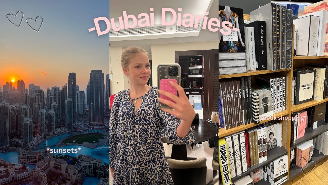 dubai vlog 💓 ( shopping , beach .. )